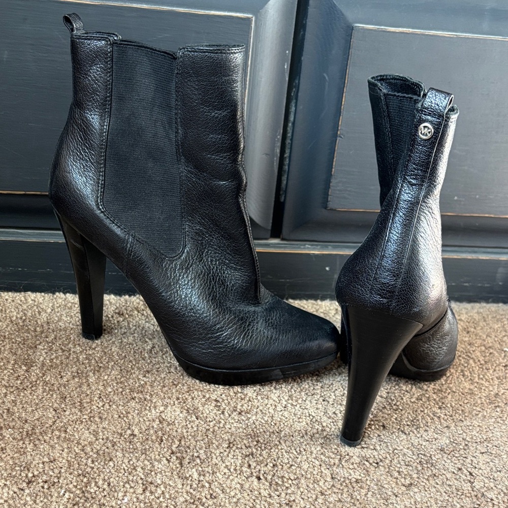 Michael Kors Black Heeled Boots